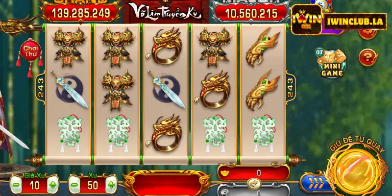 Võ Lâm Truyền Kỳ IWIN CLUB: game slots đang hot nhất hiện nay 3 Võ Lâm Truyền Kỳ IWIN CLUB