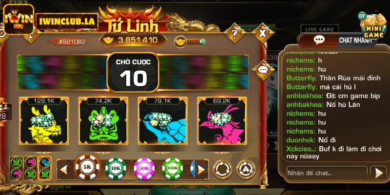 Kho Báu Tứ Linh IWIN CLUB Chơi Nhiều Thắng Nhiều Đủ Chỉ Tiêu 3 Kho Báu Tứ Linh IWIN CLUB