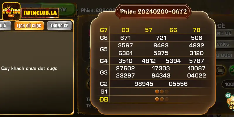 Lô đề online IWIN CLUB - Vốn Chơi 1 Ăn Tiền 99/999/9999  3 Lô Đề online IWIN CLUB